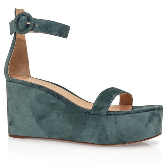 GIANVITO ROSSI Amelia Camamel Platform Sandal, NWOT - Picture 1 of 8